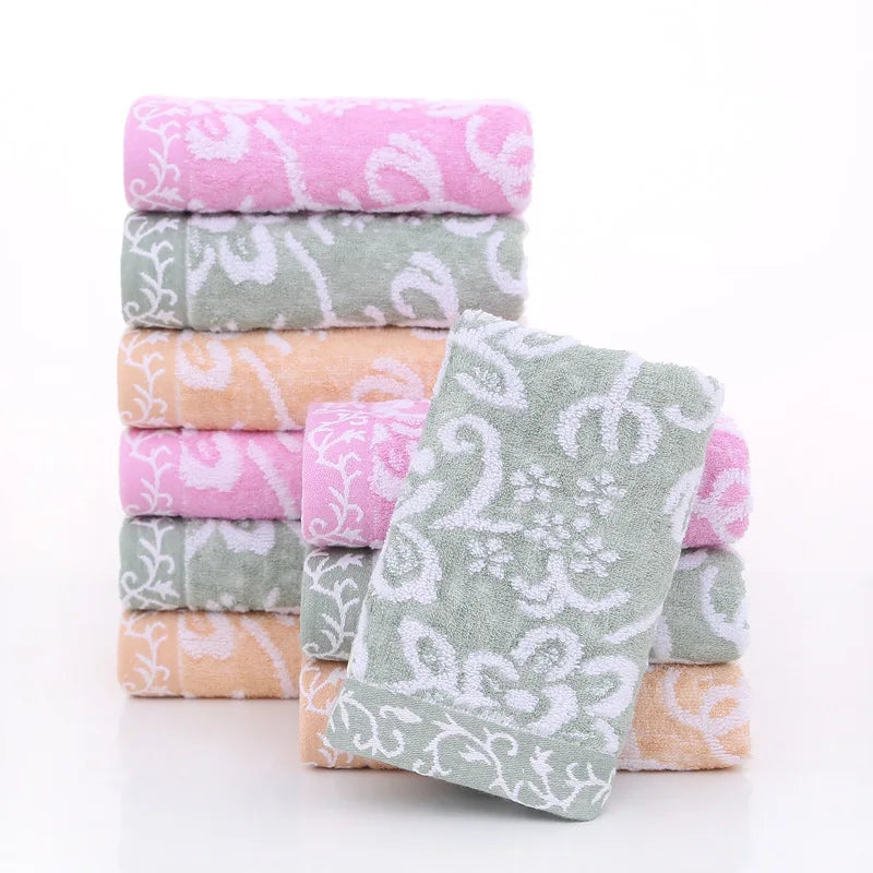 Bamboo Fiber Face Towel Soft Absorbent Quick Dry Magic Towel for Drying Hair Bathroom Bath Towels