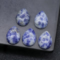 DIY Natural Blue Spot Jasper Cabochons Stones in Wholesale Assortment Jewelry Making Supplies Loose Gemstones Crystals
