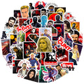 50PCS USA movie graffiti sticker vinyl for teens living room motorcycle skateboard the boys decals
