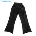Custom Sweats Blank Baggy Jogger Wide Leg Pants Premium Heavyweight 400 Gsm French Terry Flared  Acid Washed Men Sweatpants