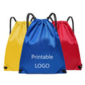 Portable Unisex Gym Drawstring Shoes Bag Waterproof Sports Backpack Thickened 210DNylon Custom Logo Storage Stock Backpack