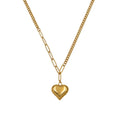 SSeeSY Custom Design Fashion Jewelry PVD 18K Gold Plated Stainless Steel Pendant Heart Necklace for Women
