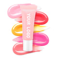 Custom Logo Waterproof Sunscreen Lip Balm for Moisturizing Private Label Nourishing Lip Balm Gel for Organic