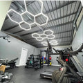 Easy-To-Install Honeycomb Car Detailing Ceiling Light Garage Lamp Hexagon Led Light