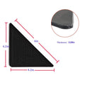 2023 Abendo New Arrival Double Side Residue Free Waterproof Anti Curling Rug Pads