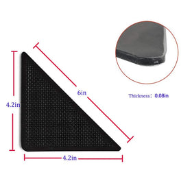 2023 Abendo New Arrival Double Side Residue Free Waterproof Anti Curling Rug Pads