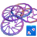 Bicycle Disc HS1/160/G3/180 Colorful Mountain Bike Hollow Six Nail Disc Bicycle Brake Disc