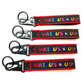 Promotional Printed Custom Hand Wrist Lanyard Mobile Phone Straps Keychain Short Lanyard