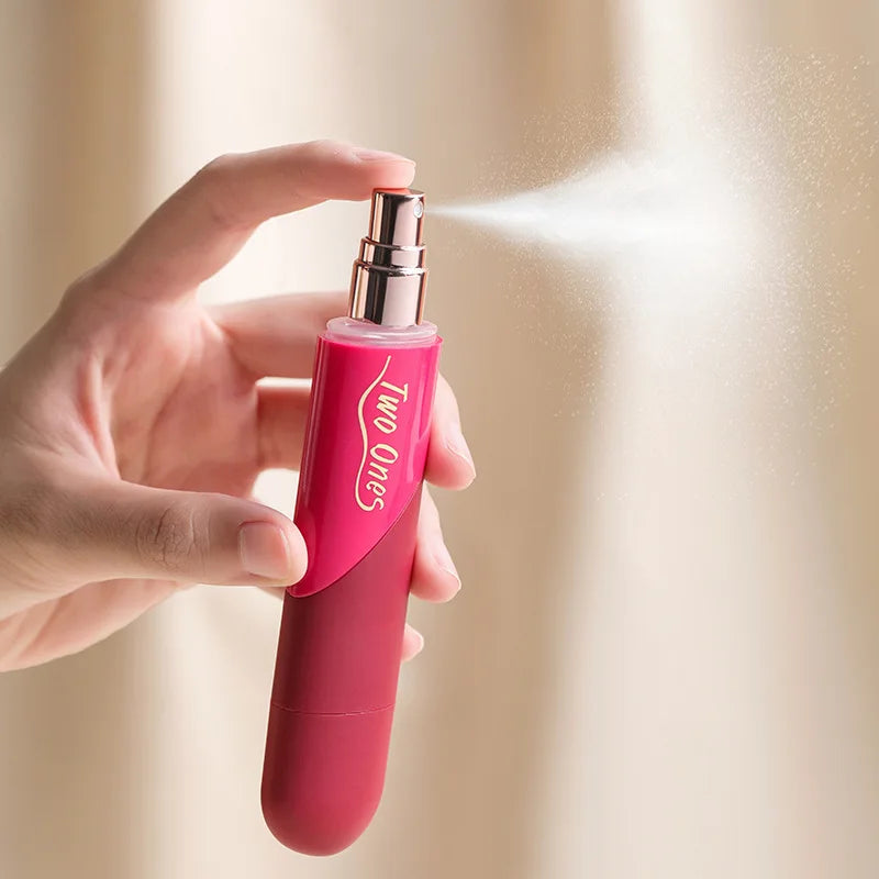Portable Travel Two-Head Split Bottle Essential Oils Perfume Essence Red Custom Wholesale Online Recyclable for Cosmetic Use