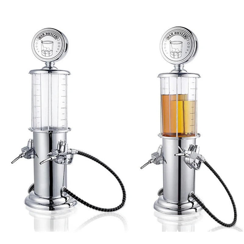Professional Custom Light Luxury Retro Style Single Shot ABS Rubber Petrol Station Beer Dispenser with 1000ml Capacity for Bars