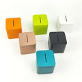 Coin Bank Money Cash Saving Tinplate Box Piggy Bank Wholesale Custom Printed Empty CMYK Painting Home Decor YXL