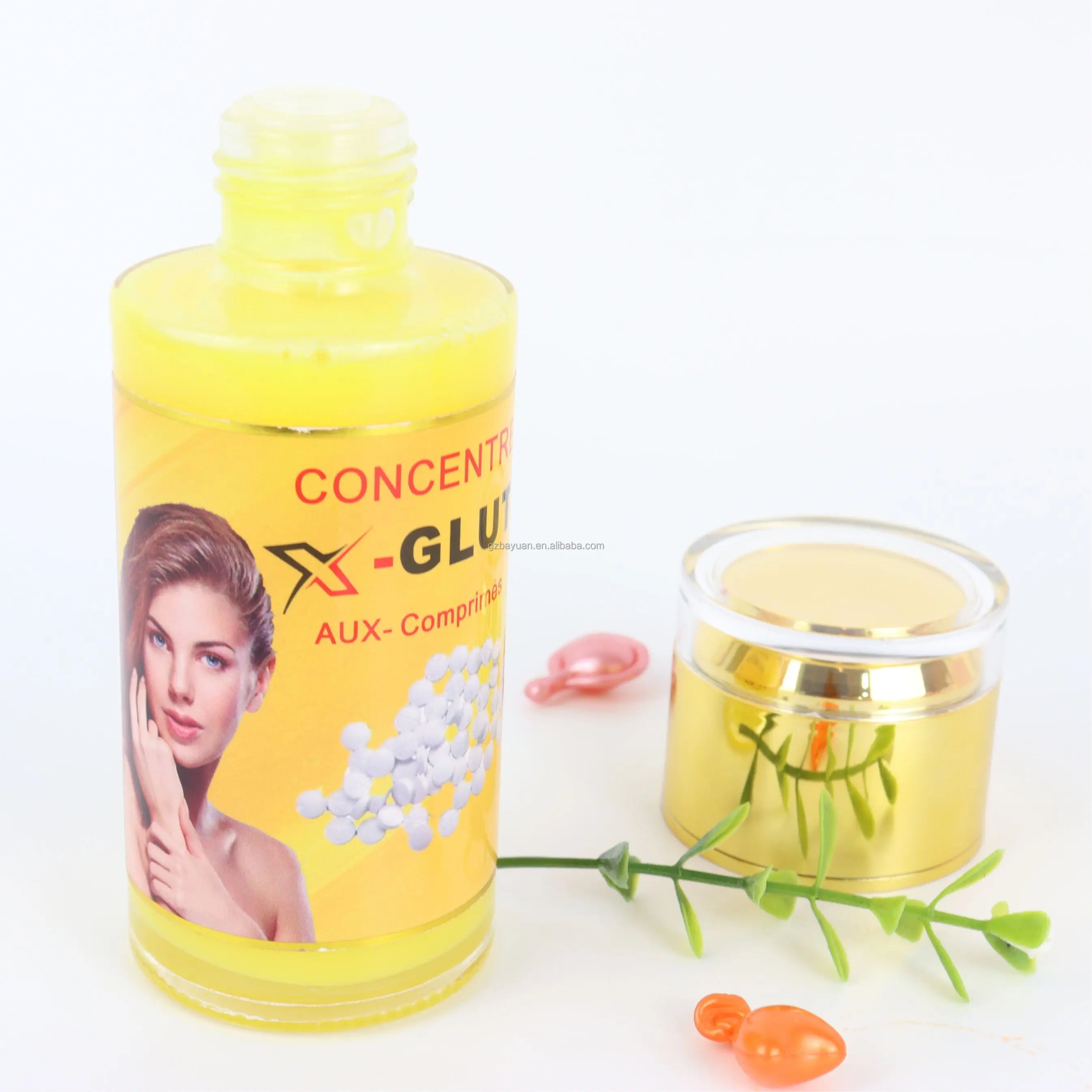 Anti-Aging Facial Moisturizing Serum with Hyaluronic Acid Glycerin & Vitamin C-120ml Liquid Whitening Skin Care