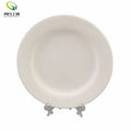 STOCK Cheap Wholesale Animal Glazed Pottery Bisque 7 Inch Round Plain White Ceramic Dinner Dish Plates