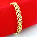 Dubai Jewelry Furnace Gold Plated Vacuum Electroplating 18K Fire-Melting Gold Plated  Radish Love-Shaped  Gold Plated Bracelet