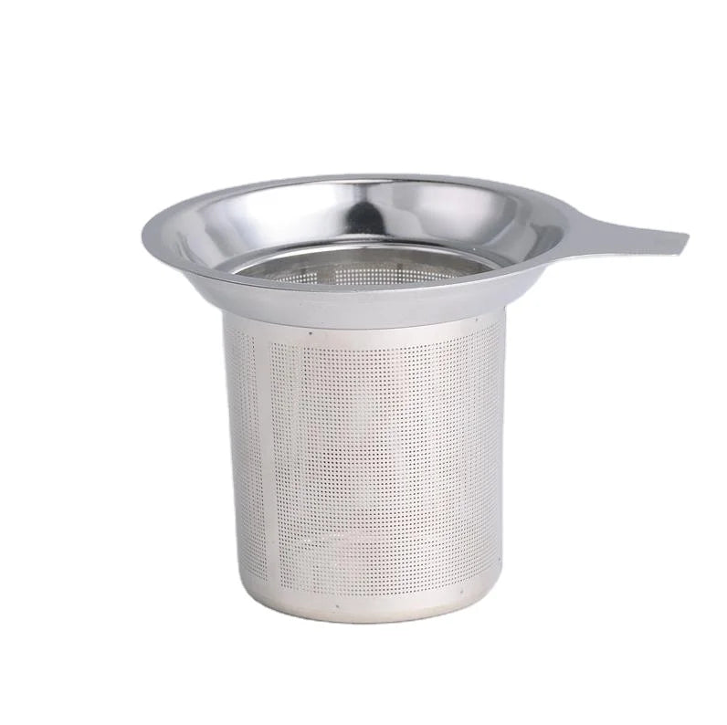 Stainless Steel Mesh Tea Infuser with Handle Household Reusable Coffee Strainers Metal Loose Filter Strainer Tea Steeper