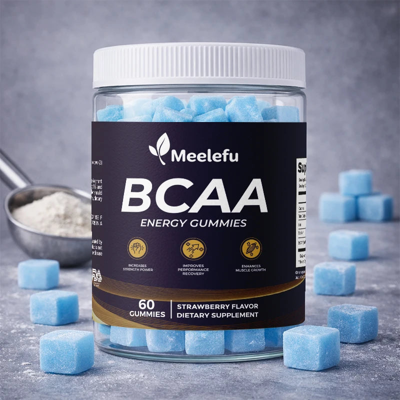 Private Label BCAA Electrolyte Gummies Hydration Recovery Energy Endurance Support Vegan Non-GMO Factory Supply