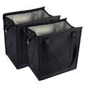 Large Capacity Solar Panel Insulated Non-woven PP Packaging Reusable Food Delivery Grocery Shopping Cooler Bag Customized Color