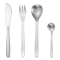 Modern 304 Japanese Style Stainless Steel Western Tableware Flatware Set with Paper Forks for Tea for Hotels and Presents
