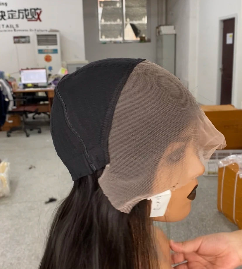 New Coming Zipper Wig Human Hair Lace Front  for 3 Wigs in 1 Unit 100% Human Hair Glueless Wigs for Black Women