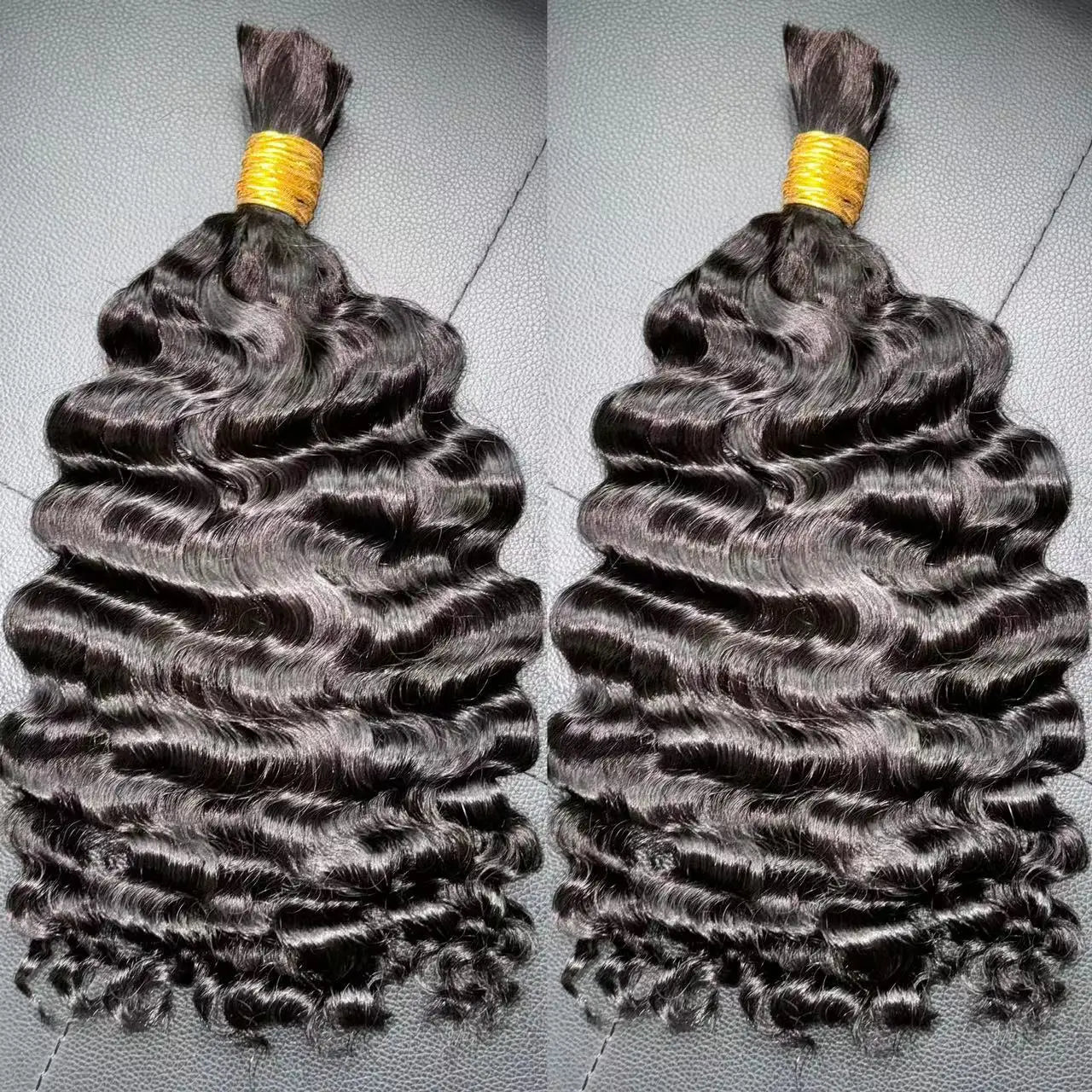 Hot Selling 100% Raw Vietnamese Hair Bulk Burmese Curly RAW Natural Wave Wig  Boho Braids Super Double Drawn Human Bulk Hair
