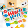 Preschool Arithmetic Puzzle Board Mathematics Teaching Aids for Early Education Math Learning Wooden Children's Math Toys