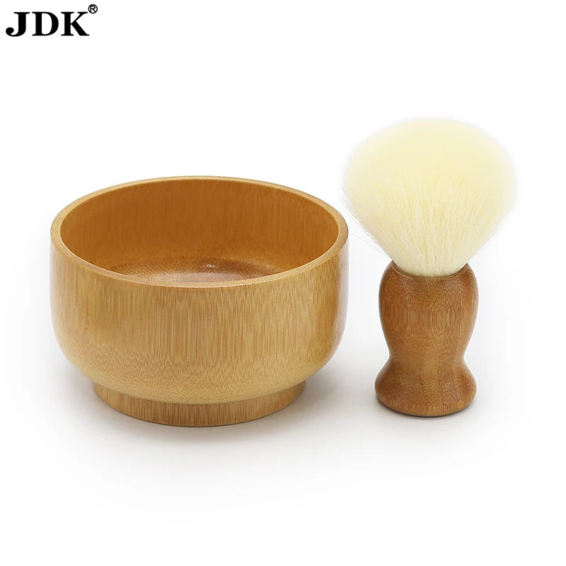 JDK Private Label Shaving Soap Mug Brown Best Sellers Shaving Bowl Used Shaving Mug and Brush Set Wholesale