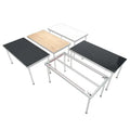 Portable Foldable 8X4ft Stage Platform with Aluminum Alloy & Plywood Modular Design 1000kg Load Capacity