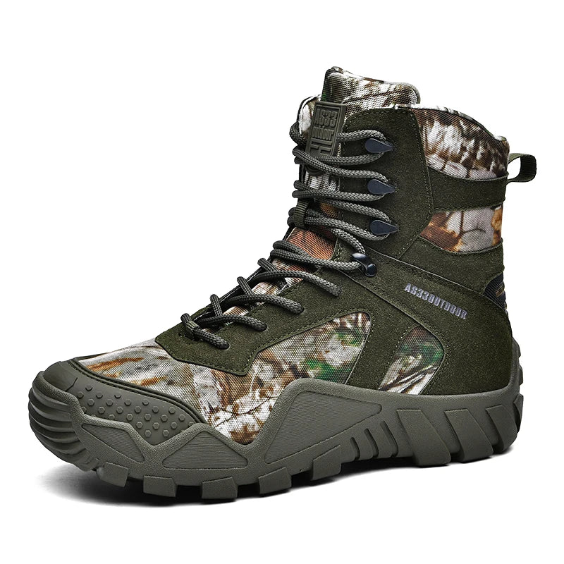 Greatshoes Mens Custom Leather Safe BootsSlip Resistant Jungle BootsHiking Shoes Boot Outdoor Boots for Man
