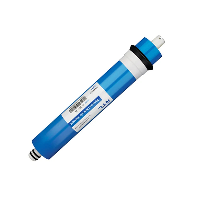 Household Electric Reverse Osmosis Water RO System RTL 1812-75GPD Membrane Under Sink Portable