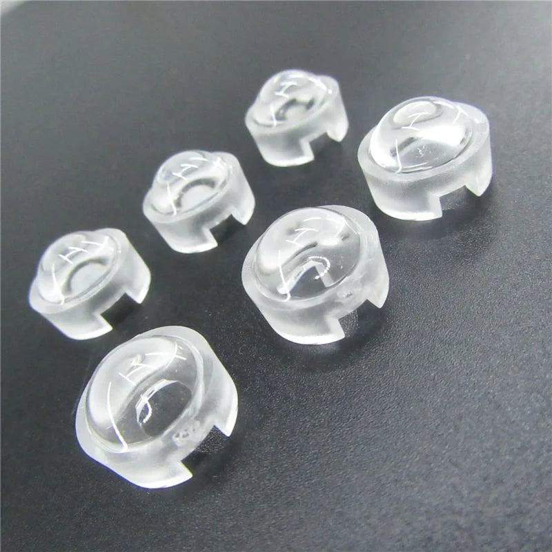 13mm Mini LED Pmma Lens 20 30 45 60 100 Degree for 1W 3W 5W LED Chips Beads IR PCB Convex Acrylic Lenses Reflector Collimator