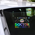 I KISSED A DOCTOR AND I LIKED IT Car Sticker Vinyl Decal Car Truck Bumper Window Laptop Sticker Decor Gift Die Cut Decals Glass