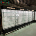 Customizable Tabaco Shop Showcase Display Glass Smoke Shop Display Cases Store Display Cabinets Mall Kiosk