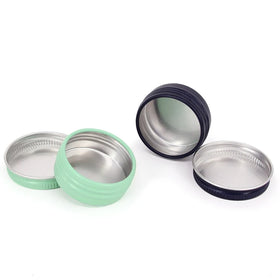 Empty custom lip balm tin Lipstick Cosmetic Packaging Tin Can containers ointment container lip butter tin