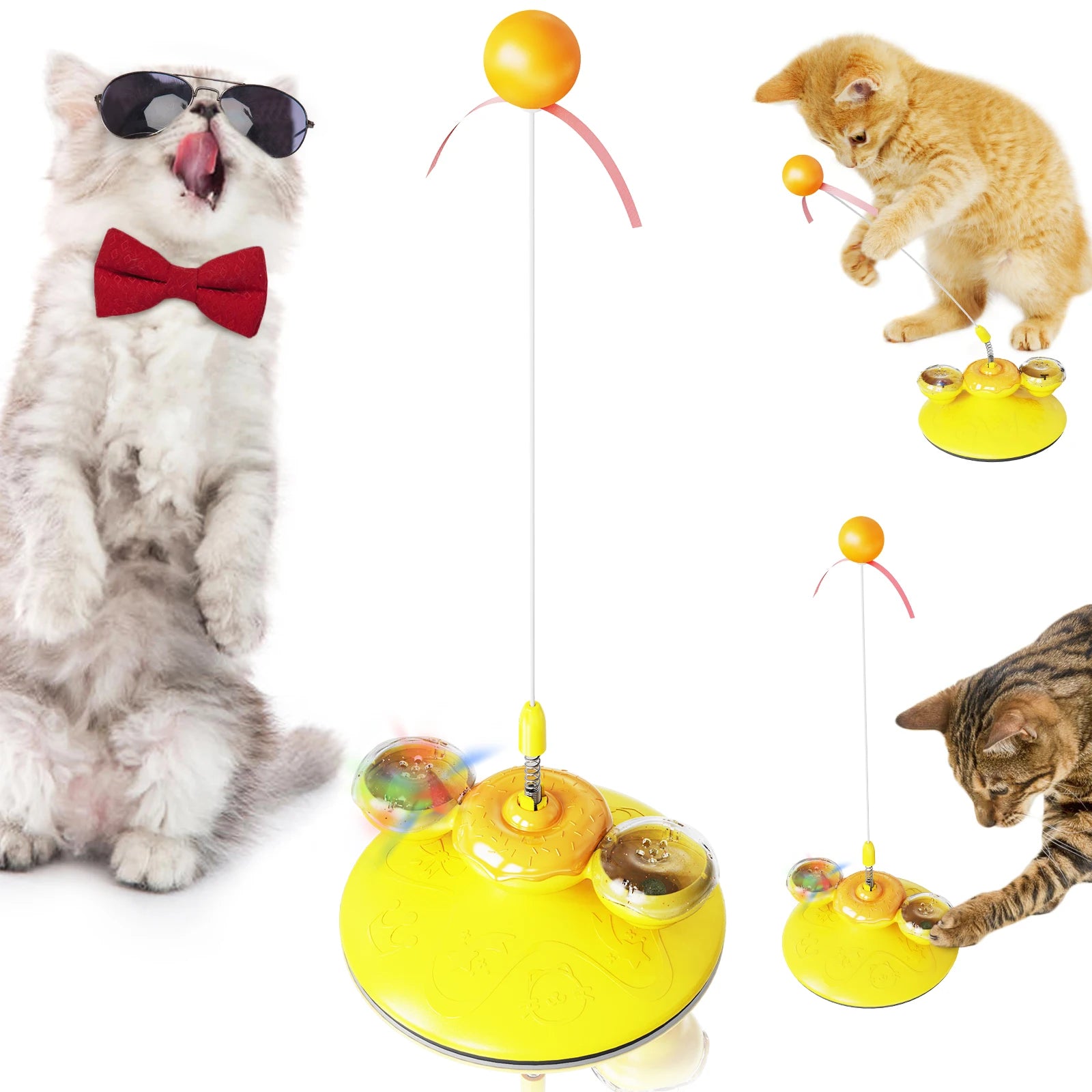Hot Selling Interactive Cat Toy Trending Pet Supplies-Playing Food Teaser Stick