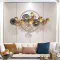 131.5X70CM High Quality Iron Decoration for Wall Hanging Luxury Network Red Metal Frame for Bedroom Living Room Contemporary