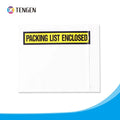 Factory Supply OEM Low Price Clear Plastic Packing List Pouch Envelope Self-Adhesive