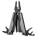Blackened Tactical Multi-Tool Pliers - Full-Lock K40 Tungsten Cutter Forged CNC Solve Unsafe Misopening & Cutter Damage