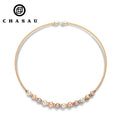 Professional Manufacturer Open Cuff 14K Gold Filled 5.5-7mm Natural Cultured Freshwater Pearl Chokers Necklace