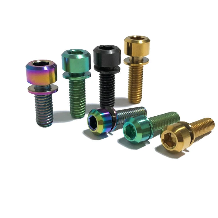 Bicycle Motorcycle Titanium Screw M6X20Mm Disc Brake Rotor Titanium Screw for Motorcycle