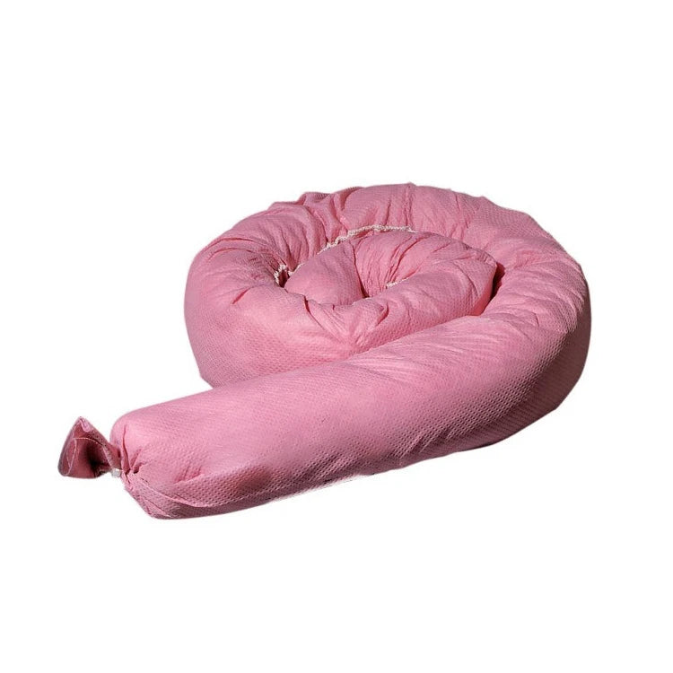 Oilspillpro Factory Price 3m pink Hazmat Absorbent Sock Chemical Boom for Spill Pollution Control CHA-B20030