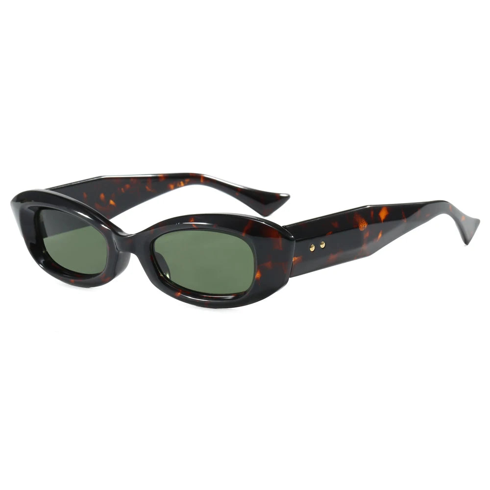 Superhot Eyewear 37461 Fashion 2024 Vintage Oval Cat Eye Travel Shades Sunglasses