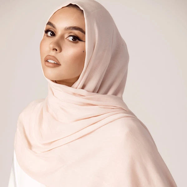 New Arrival  Ultra Soft Solid Color Luxury Shawls Bamboo Woven Modal Hijab Muslim  Viscose Scarf for Women