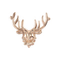 New Design Vintage Elk Brooch Christmas Gift Wholesale High-End Suit Brooches Alloy Deer Head Brooch Pins