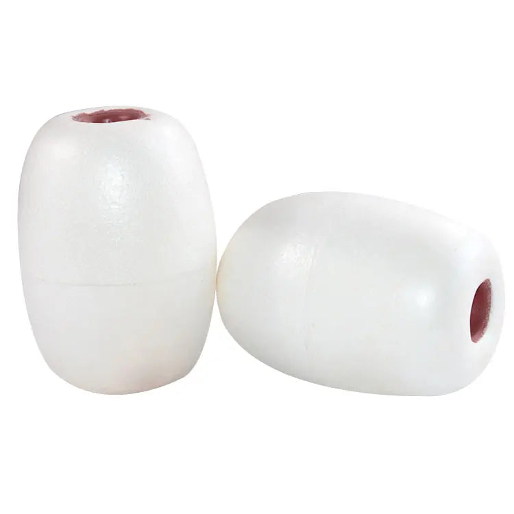 White Foam Fish Net Floating Buoy Wholesale Trawl PVC Buoy Float and Fishing Float