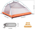 WOQI New Arrival  Camping  Tents Double Layer Waterproof Camping Outdoor for Family  Large Size Tent