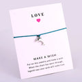 Manufacturer Custom logo Antique Silver Plated Dolphin Starfish Conch Seashell Sea Shells Men Rope Ladies Bracelet Women
