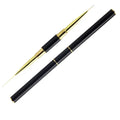 Black Nail Liner Brush Set for Manicure Flowers Drawing Painting Professional Dual-ended Super Long Finer Nail Art Liner Brush