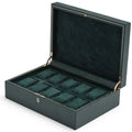 Wooden PU Leather Watches Gift Box for Luxury 10 Slot Watch Storage