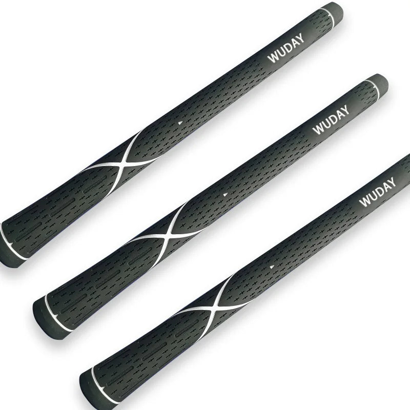 China Golf Grip Manufacturer Custom Standard Size Non-slip Rubber Golf Club Grips With Logo Design