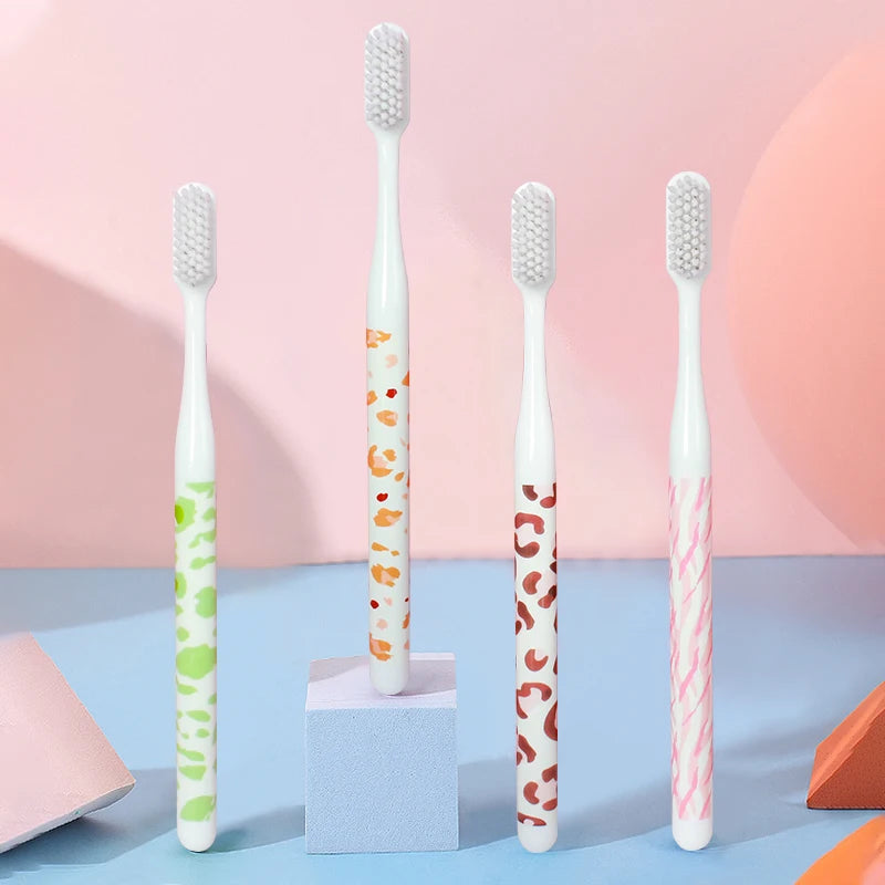 Manual Nylon Toothbrush Adult OEM Mechanical Tapered Grinding Bristles extra Clean Full Head Manual Adult Toothbrush